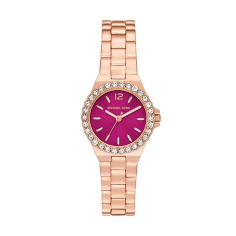 lennox rose gold tone watch